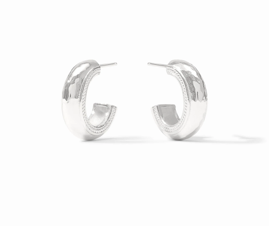 Julie Vos SILVER Cannes Hoop Earring