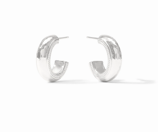 Julie Vos SILVER Cannes Hoop Earring