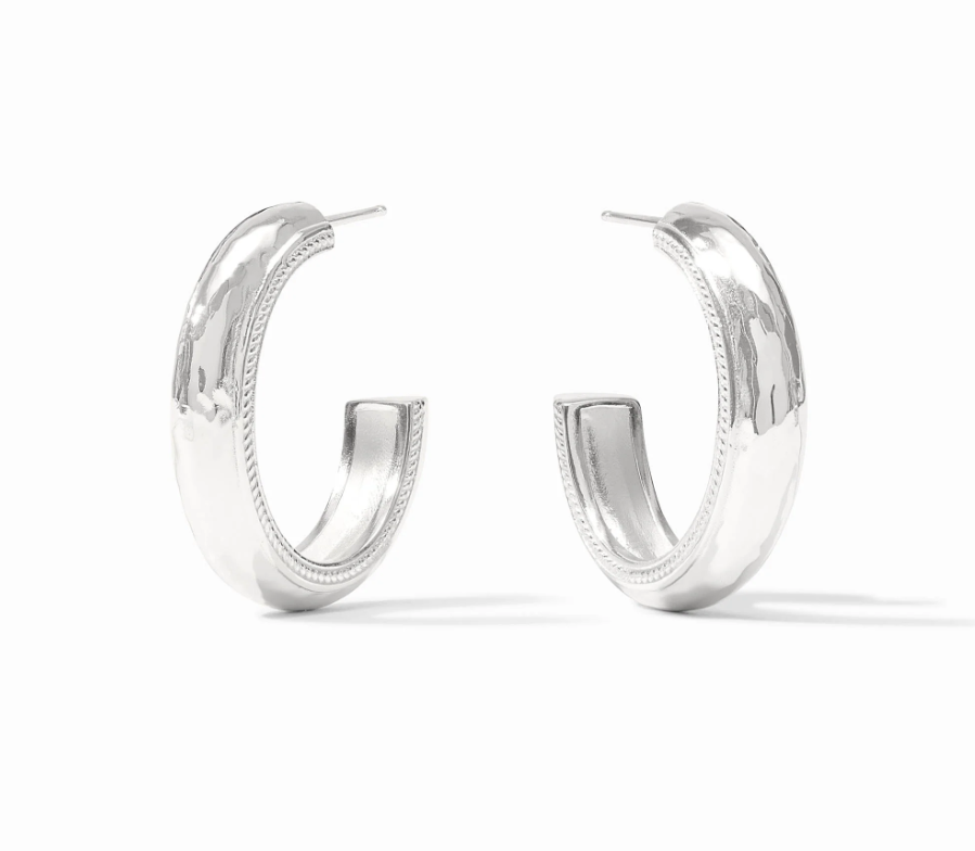 Julie Vos SILVER Cannes Hoop Earring