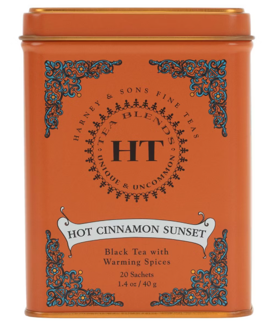 Harney & Sons Hot Cinnamon Sunset Tea Tin