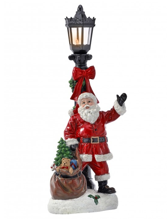 Santa w/ Lamp Post