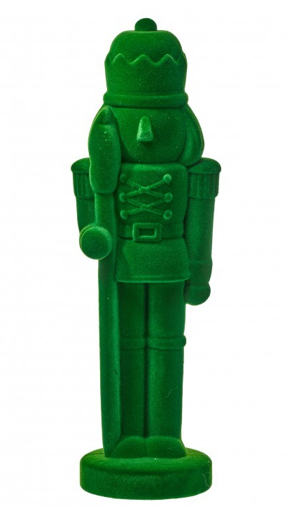 Flocked Nutcracker