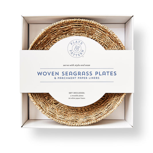 Plate & Pattern Seagrass Plate Set