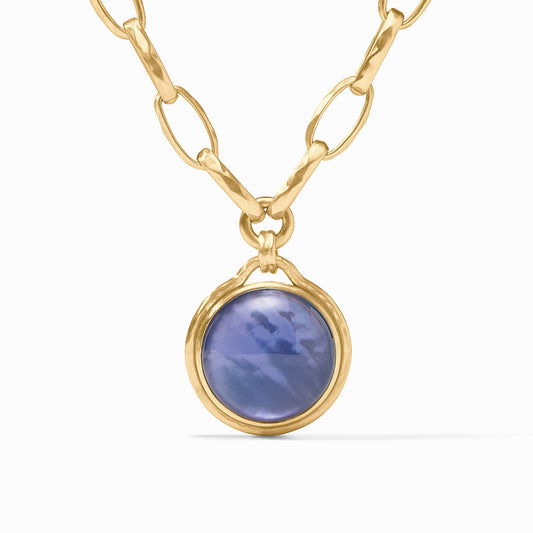 Julie Vos Solara Statement Necklace - Iridescent Tanzanite