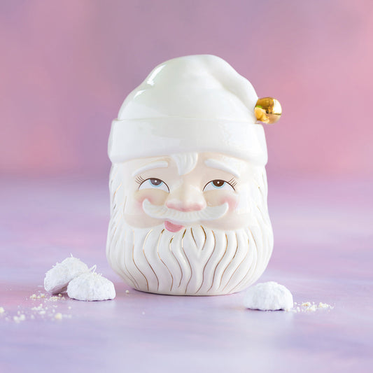 Glitterville Papa Noel Cookie Jar