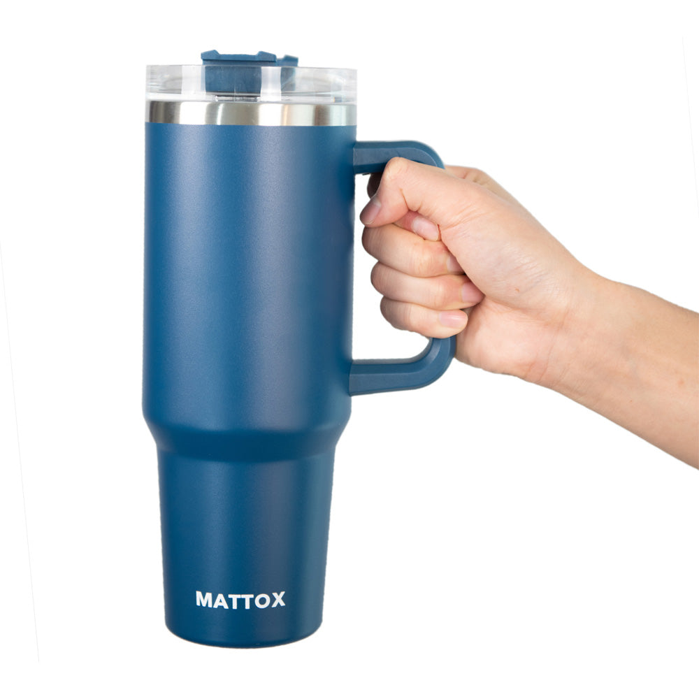 MATTOX Navy Tumbler