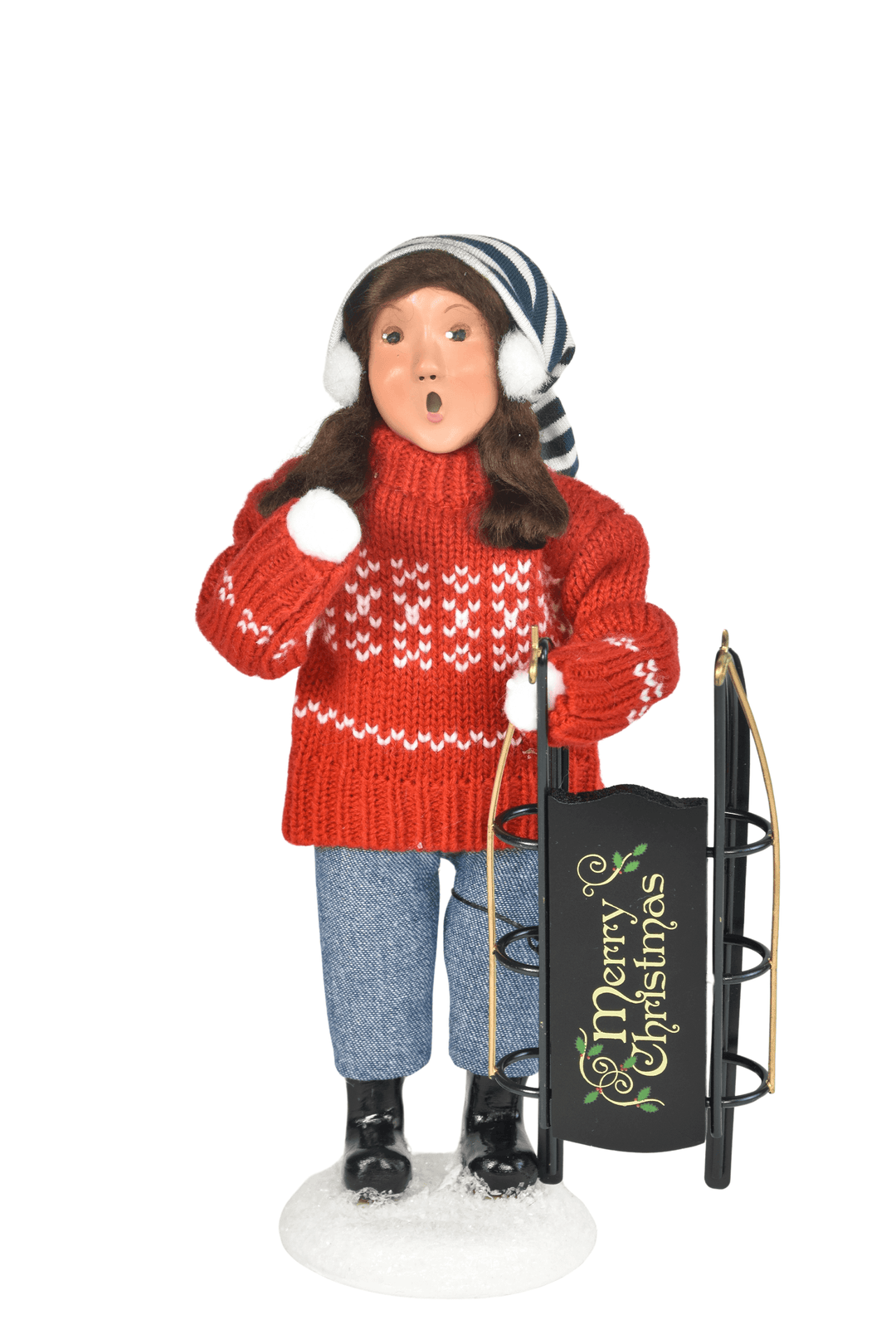 Byers' Choice Sledding Girl