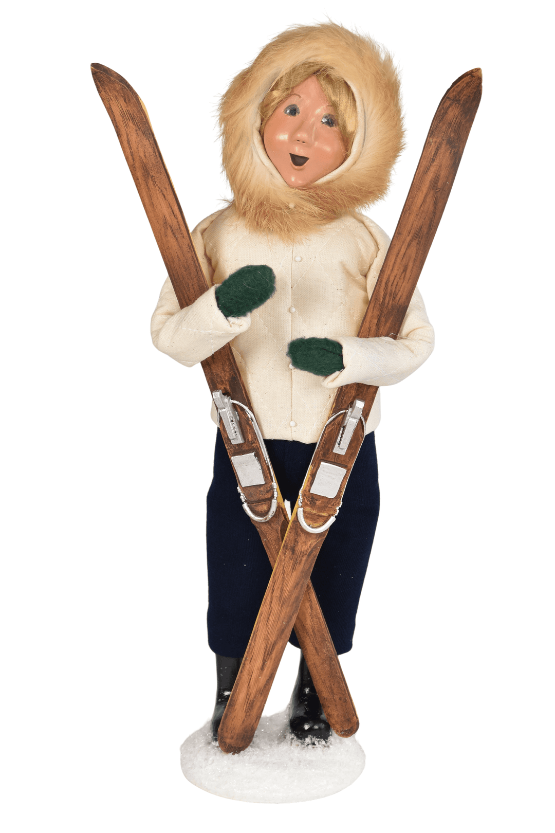 Byers' Choice Skiing Woman