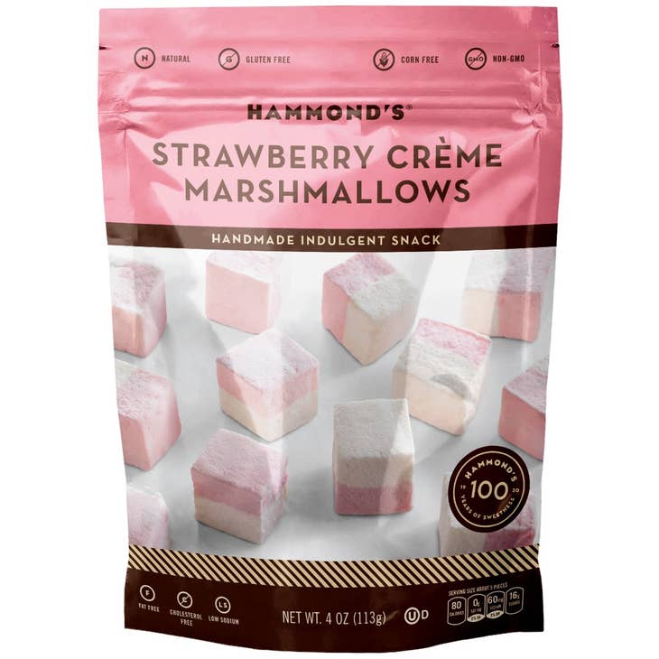 Hammond's Strawberry Cream Marshmallows