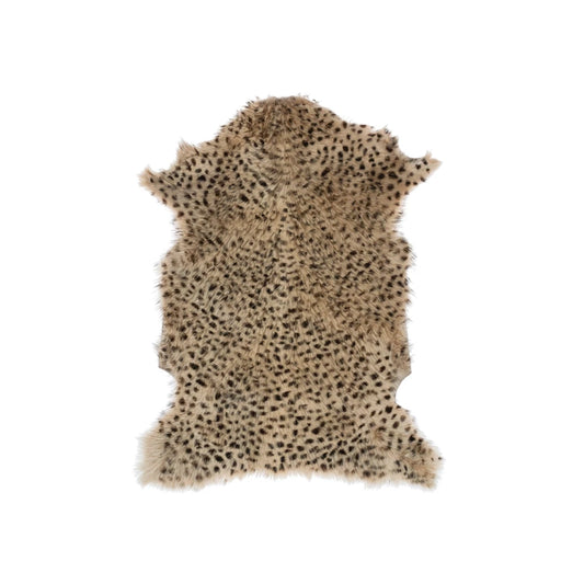 Goat Hair Leopard Rug