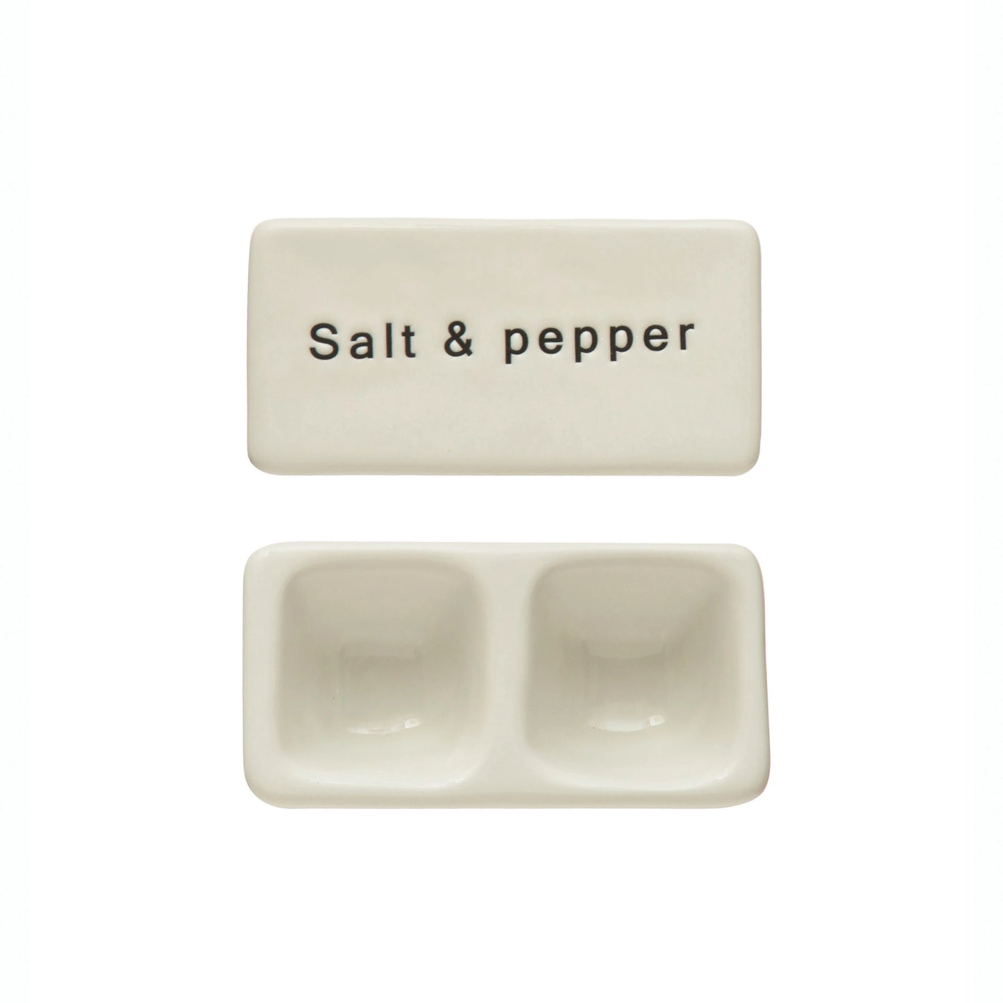 Stoneware Salt & Pepper Cellar