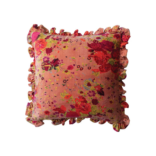 Velvet Printed Pillow