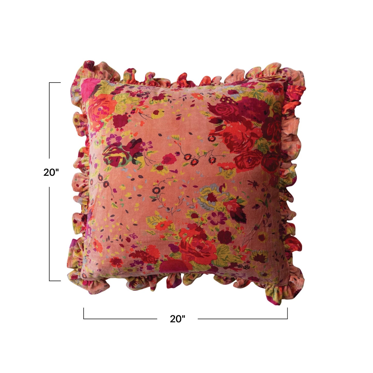 Velvet Printed Pillow