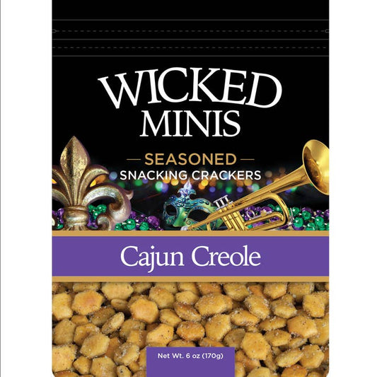 Wicked Minis Seasoned Snacking Crackers- Cajun Creole