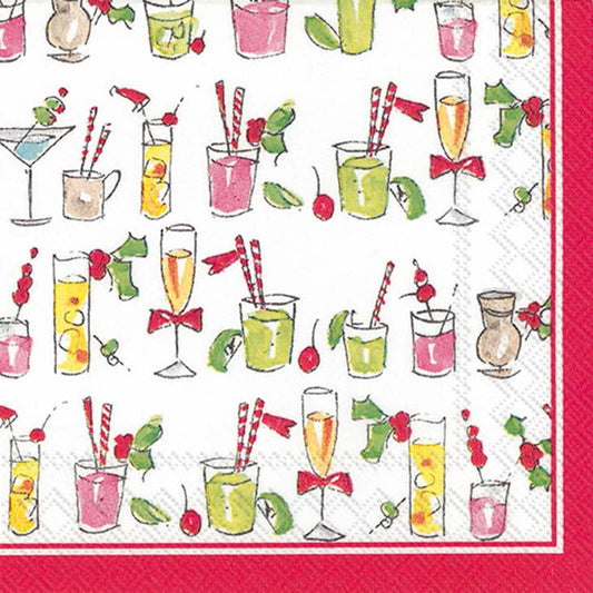 Fun Christmas Cocktails Cocktail Napkins