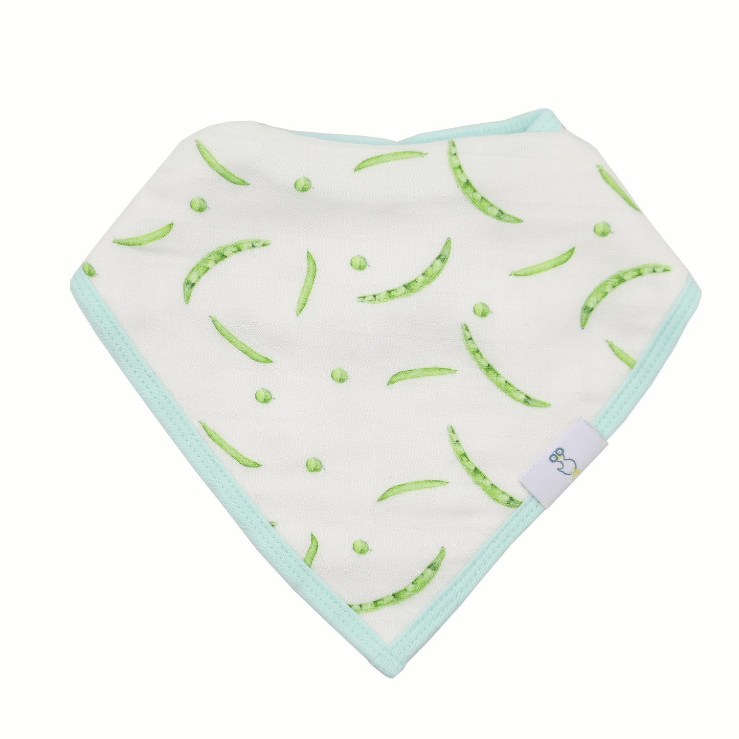 Goose Waddle Peas and XO Mint 2 Pack Bib Set