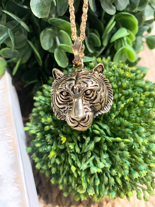 Russellville Golden Tiger Necklace