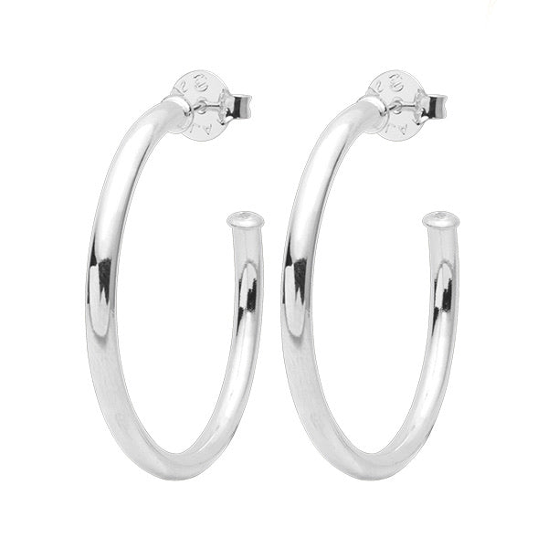 Sheila Fajl Small Everybody's Favorite Hoops/Shiny Silver