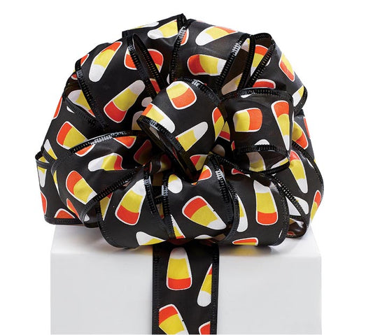 Candy Corn Ribbon-Wire Edge