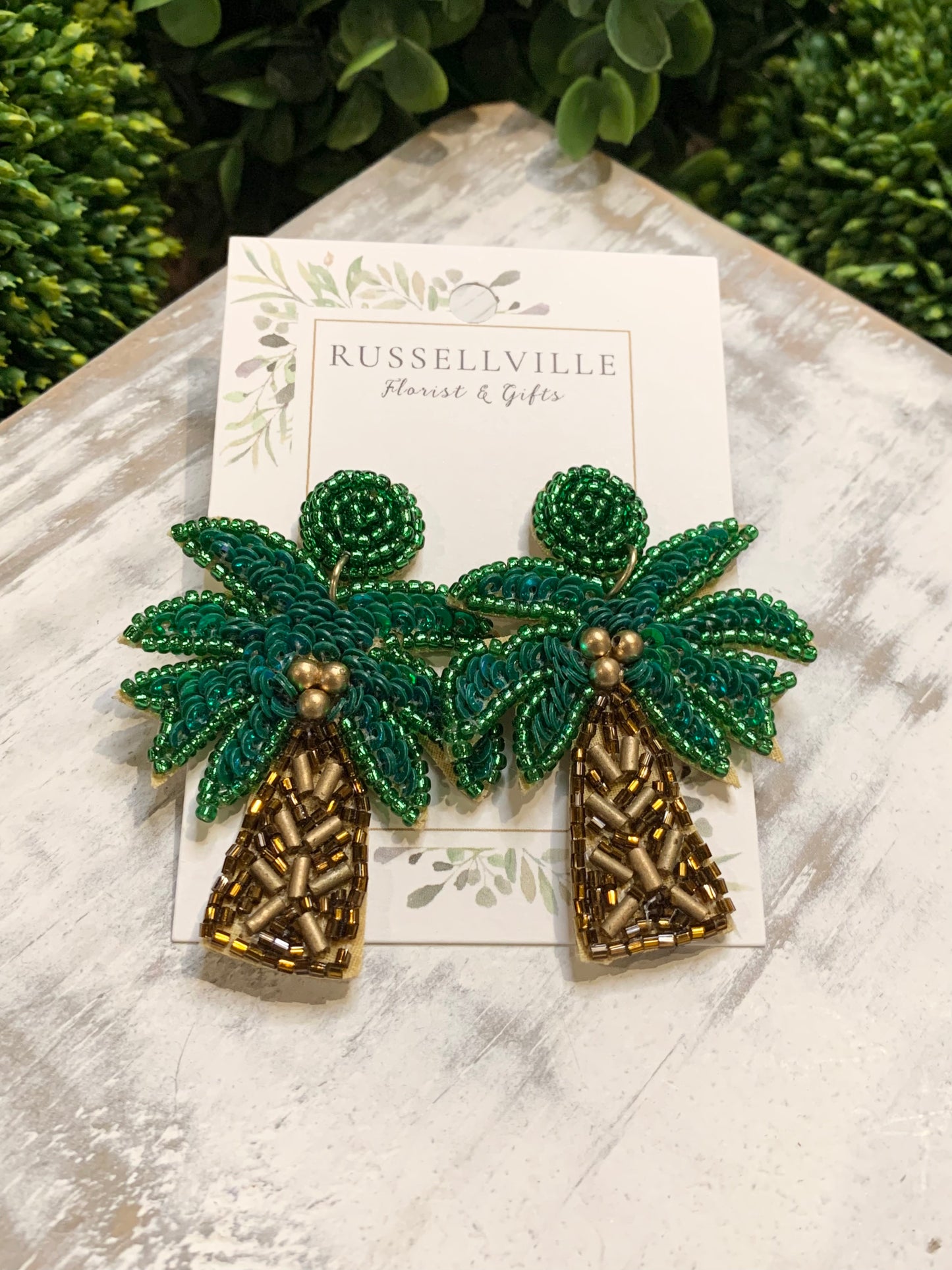 Palm Tree Statement Earring