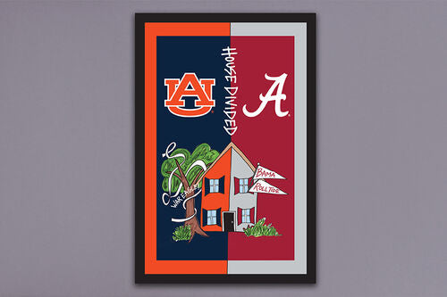 House Divided Garden Flag