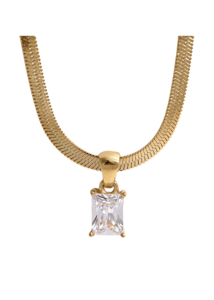 HJane Sophia Necklace/Clear