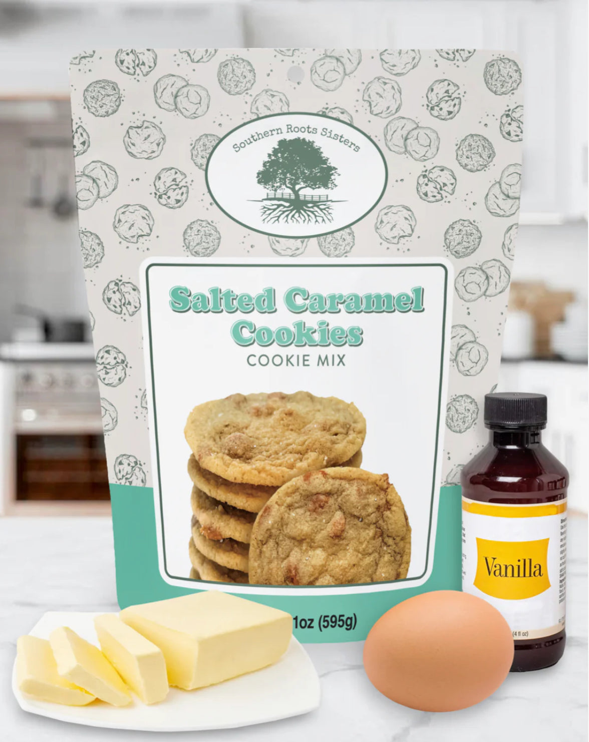 Southern Roots Sisters Salted Caramel Cookie Mix