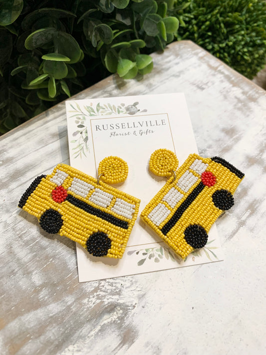 School Bus Statement Earring