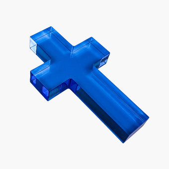 Anne Neilson Acrylic Cross Weight
