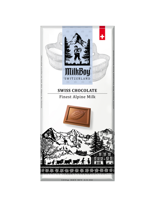 Milkboy Swiss Chocolate Bar- Alpine Milk Chocolate