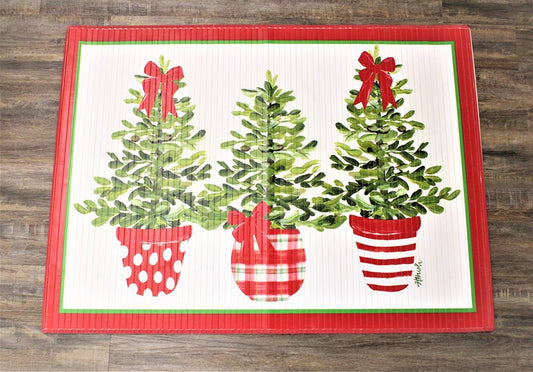 Topiary Tree Bamboo Floor Mat