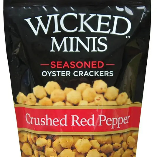 Wicked Minis Seasoned Snacking Crackers-Crushed Red Pepper