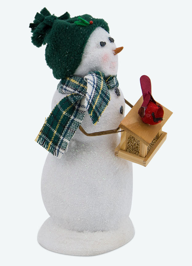 Byer's Choice Snowman with Birdfeeder