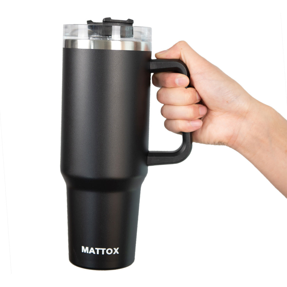 MATTOX Black Tumbler