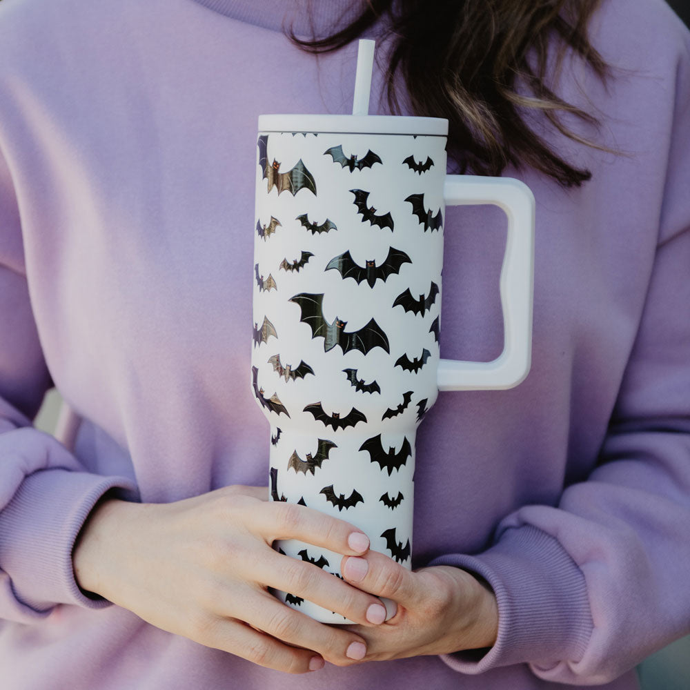 KATYDID Bats Halloween Tumbler