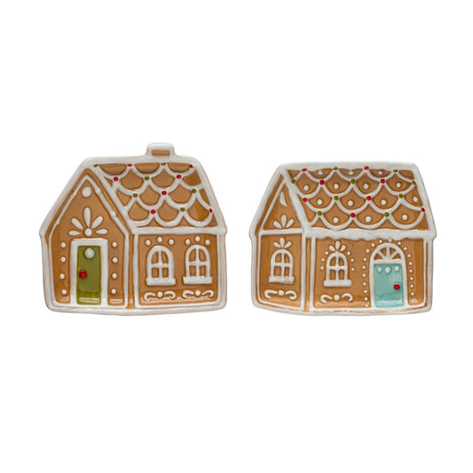 Gingerbread House Appetizer Plate