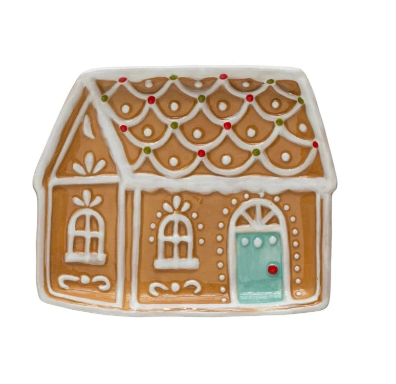 Gingerbread House Appetizer Plate