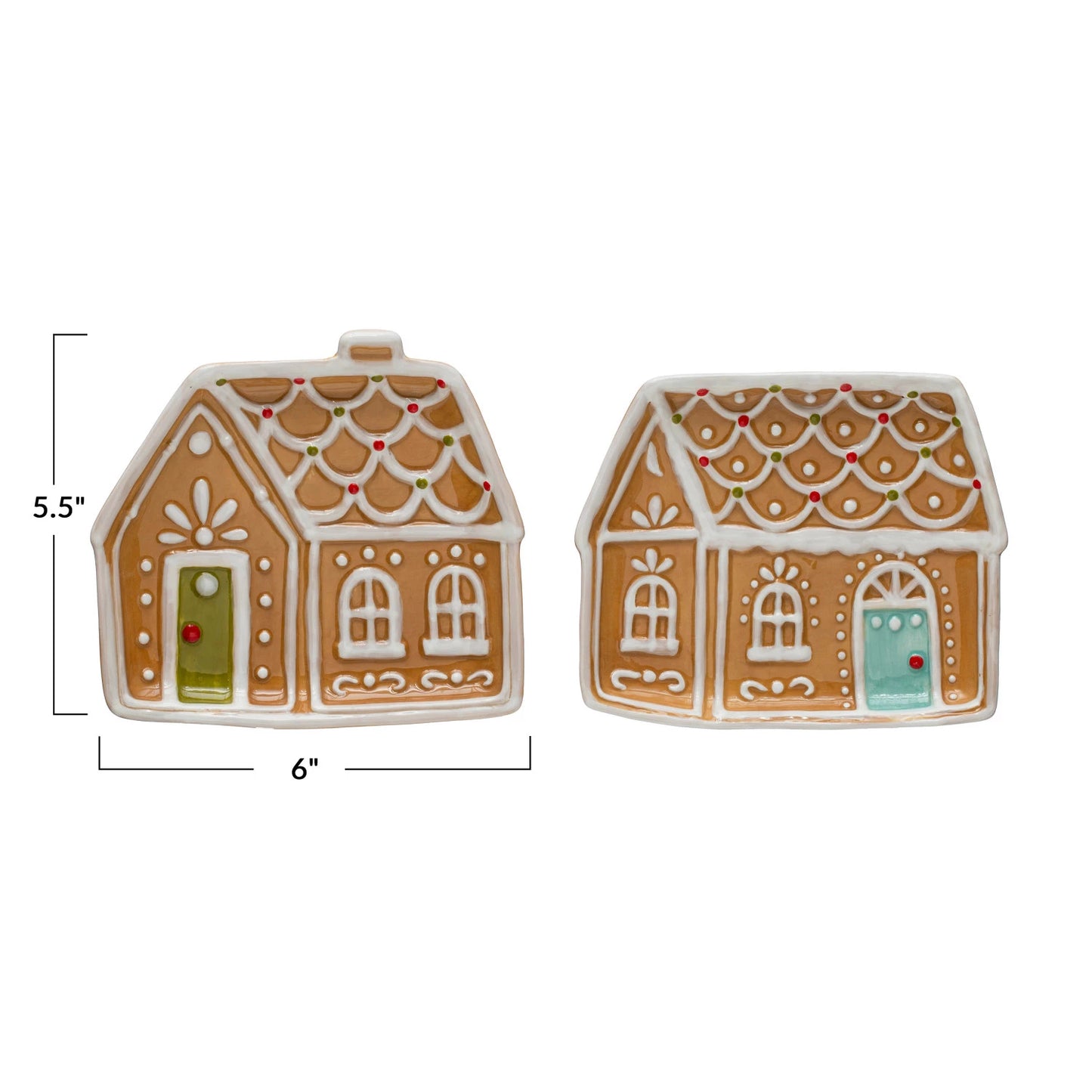 Gingerbread House Appetizer Plate