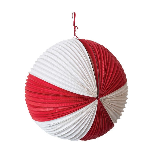 Crinkle Paper Folding Ball Ornament