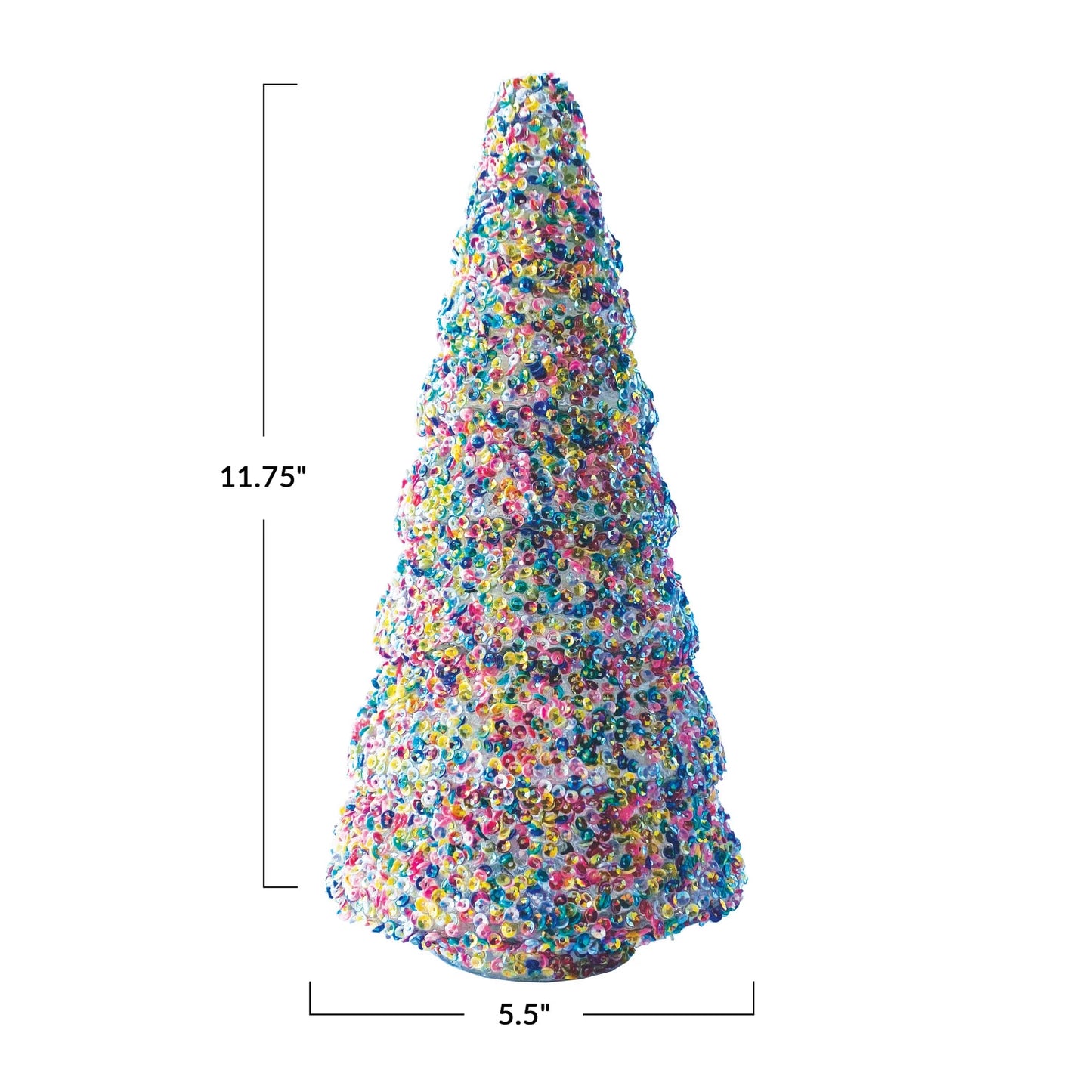 Glass Sequin Christmas Tree (tall)