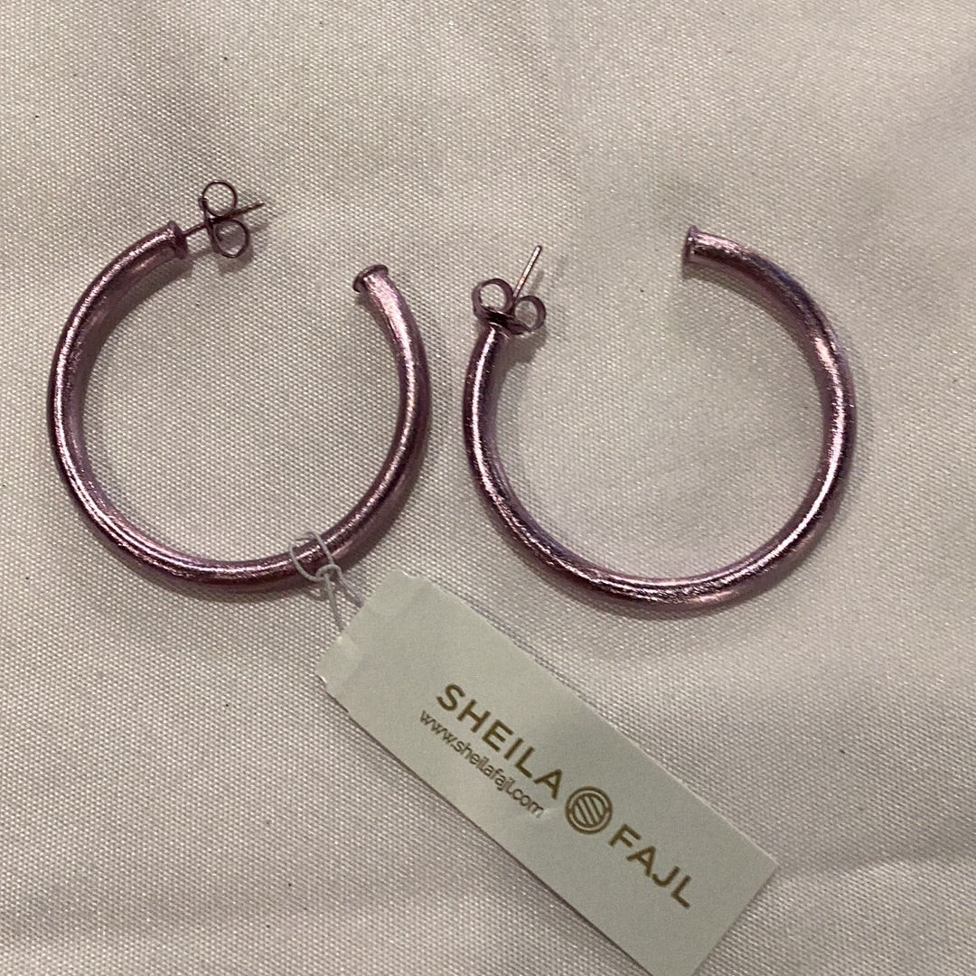 Sheila Fajl Lavender Hoops