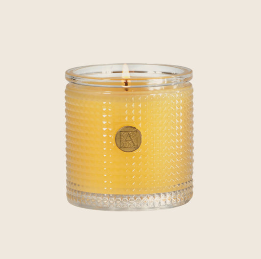 Aromatique Textured Glass Candle Agave Pineapple