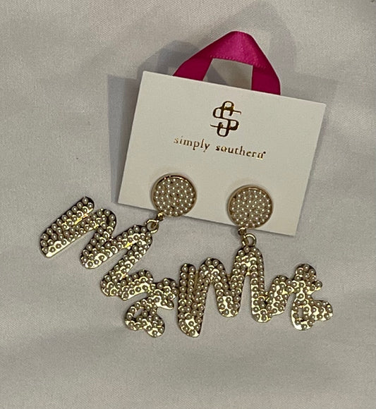 Simply Southern Earrings-Mrs.
