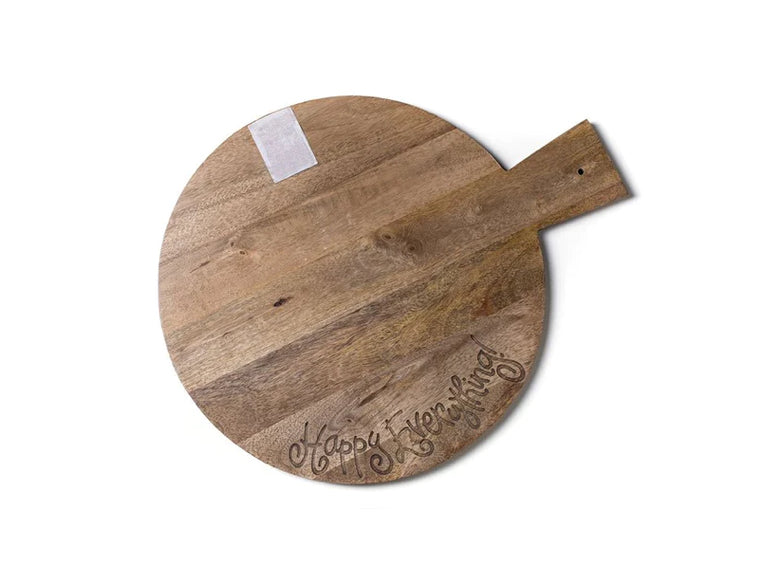 Happy Everything Big Wood Serving Board